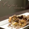 Crêpes cacaotées aux bananes poêlées, ganache[...]