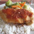 Poulet mijoté dans une sauce BBQ au Cola