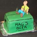 Gâteau caisse de bière