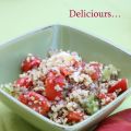Salade tiède de quinoa aux poivrons fondants &[...]
