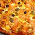 Pizza au saumon fumé