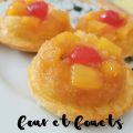Mini gâteaux renversés à l'ananas frais
