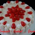 Vacherin fraise-vanille, Recette Ptitchef