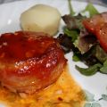 Tournedos de poulet, sauce sucrée