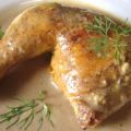 Cuisses de poulet sauce moutarde