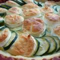 Tarte fine chèvre courgette