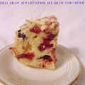 Gâteau aux amandes et aux canneberges