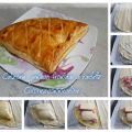 Calzone feuilletée jambon, fromage à raclette