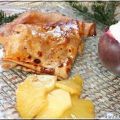 Crepes flambees au rhum, ananas caramelise et[...]