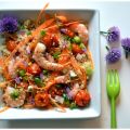 Salade estivale de quinoa, crevettes marinées à[...]