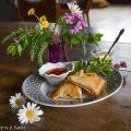 Des samossas gourmands aux plantes sauvages