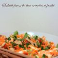 Salade façon bo bun crevettes et poulet