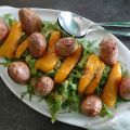 Salade de pommes de terre, sauce citron moutarde
