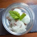 SORBET MENTHE FRAICHE ET PEPITES DE CHOCOLAT