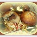 Muffins chocolat blanc coeur Werthers caramel