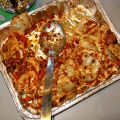 Ravioli au fromage et à la sauce tomate