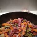 Jardinière de légumes au bacon