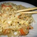 Pad Thaï aux crevettes, souvenir de Thaïlande n