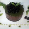 Dessert chocolat menthe