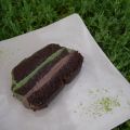 Bûche macha et chocolat