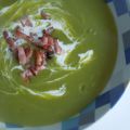 Velouté de pois cassés au lard fumé