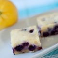 Blondies au chocolat blanc, au citron et aux[...]