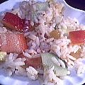Salade de riz aux pêches - Supertoinette, la[...]