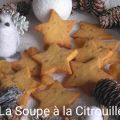 Etoiles sablées au gingembre confit