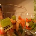 Salade de kiwis au tartare de mer, Recette[...]