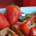 Les Gauf' aux amandes et à la Fraise