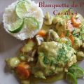 Blanquette de poulet caraïbes, Recette Ptitchef