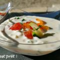 Verrines de Fromage Blanc aux Petits Légumes