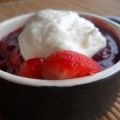 Soupe de fraises et framboises au vinaigre de[...]