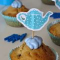 cupcakes aux cranberries et chocolat blanc