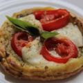 Pizette pistou-tomate-mozza