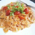 Pâtes au boeuf haché, tomates, poivron et[...]