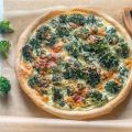Tarte aux brocolis et roquefort