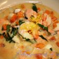 Velouté de la mer au basilic