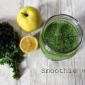 Smothie vert : chou kale et pomme