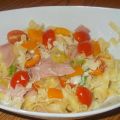 Nouilles au jambon et légumes