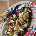 Salade de haricots plats, feta, oignons[...]