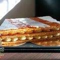 Millefeuille et sa crème légère aux 3 vanilles