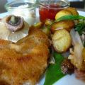 Recette de dinde panée façon schnitzel, salade[...]