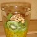 Salade de kiwis aux fruits de la passion,[...]