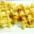 Gaufres  pâtes - Chorizo, emmental