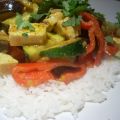 tofu au cari rouge thaïlandais