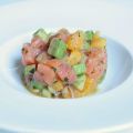 Tartare de saumon, orange, avocat & coriandre,[...]