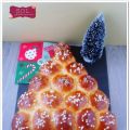 Sapin de Noël brioché - Brioche em forma de[...]