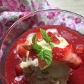 Soupe de fraises à la menthe