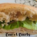 Sandwich gourmet aux 